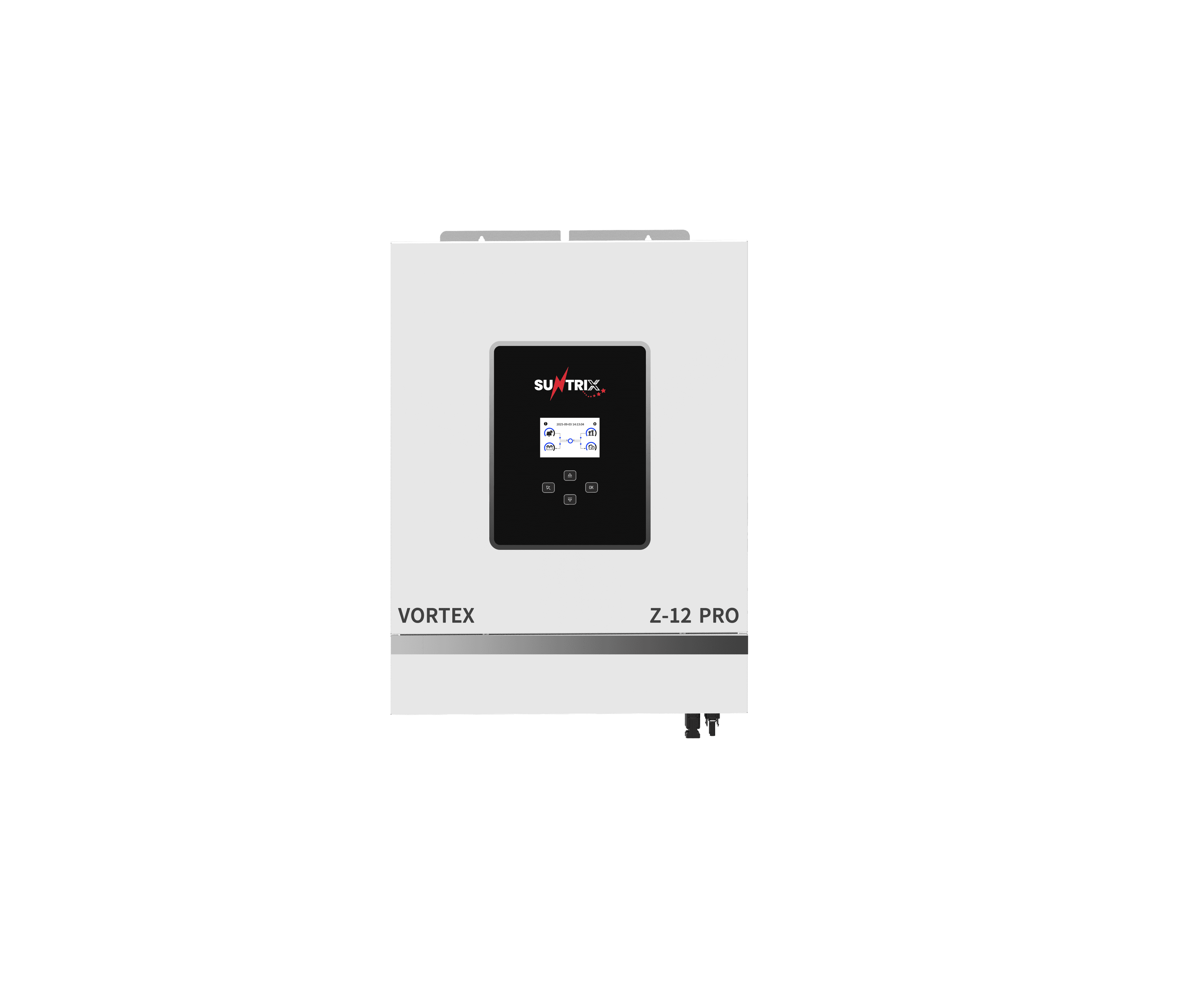 Suntrix Vortex Z-12 PRO 12kW Solar Inverter | Dual MPPT, IP54, Wi-Fi, 5-Year Warranty — Vortex Series