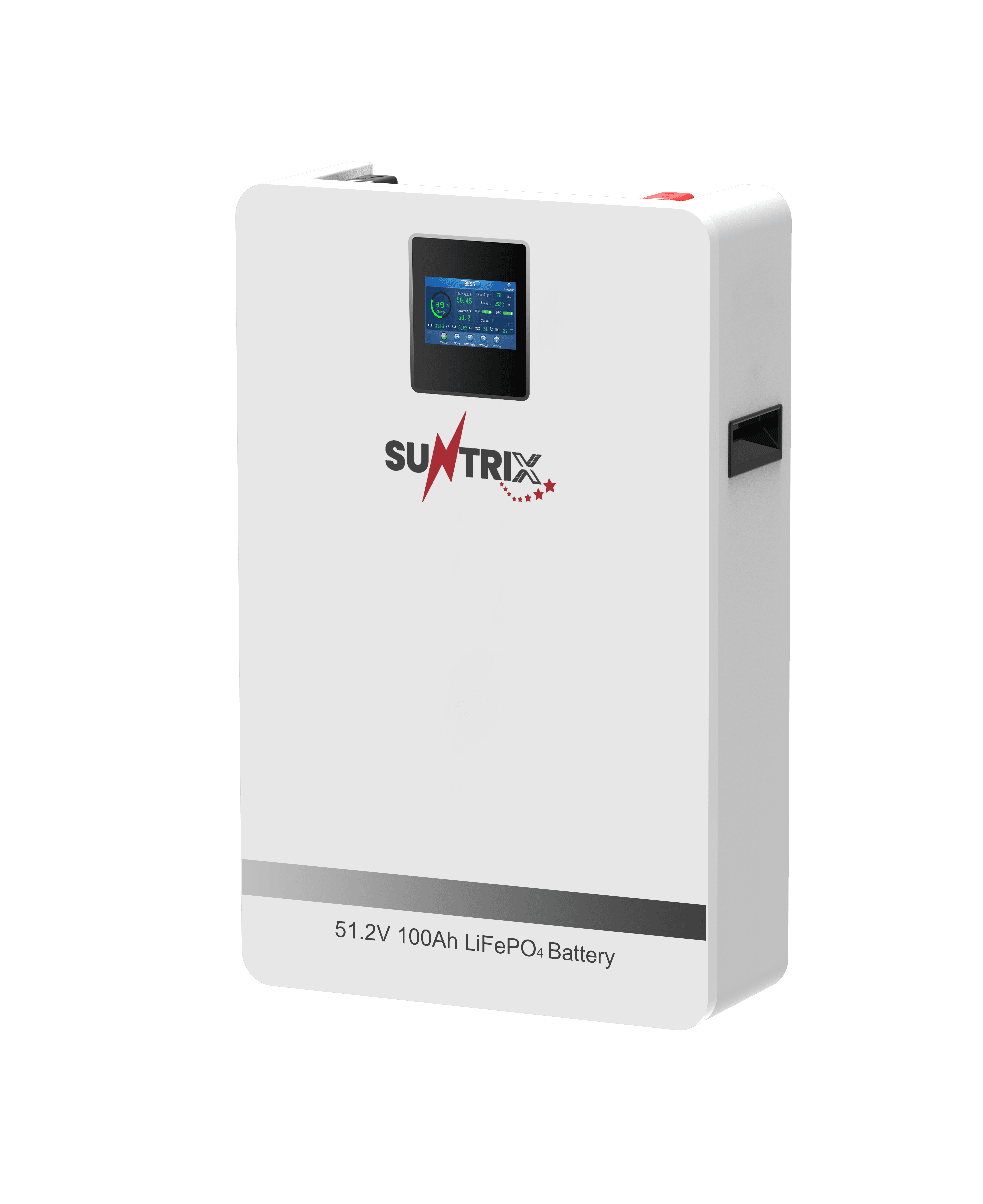 Suntrix PowerPulse PP-5.12KW 5.12kWh LiFePO4 Lithium Battery | 51.2V Wall-Mounted, Wi-Fi, 5-Year Warranty — image 1