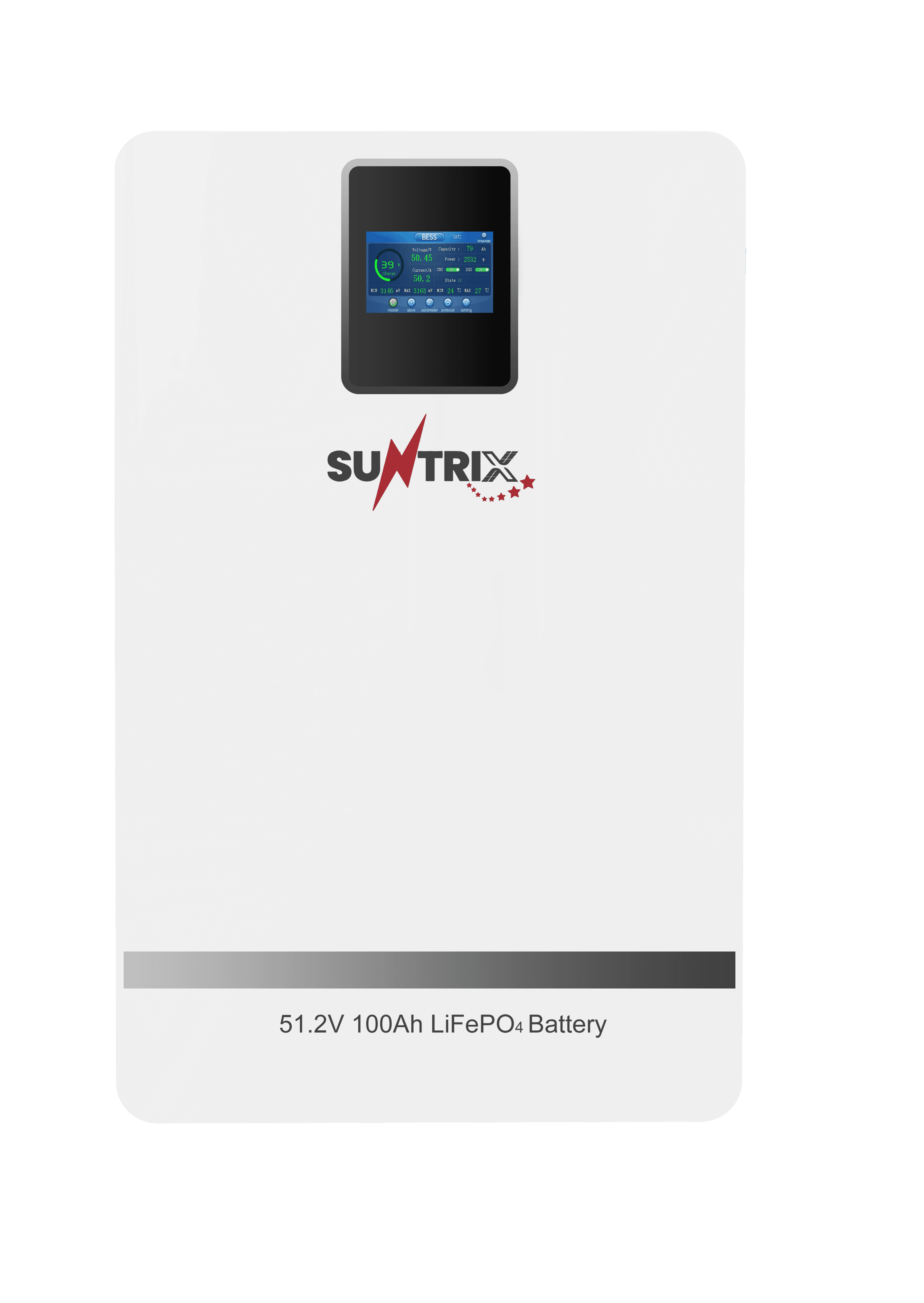 Suntrix PowerPulse PP-5.12KW 5.12kWh LiFePO4 Lithium Battery | 51.2V Wall-Mounted, Wi-Fi, 5-Year Warranty — Power Pulse