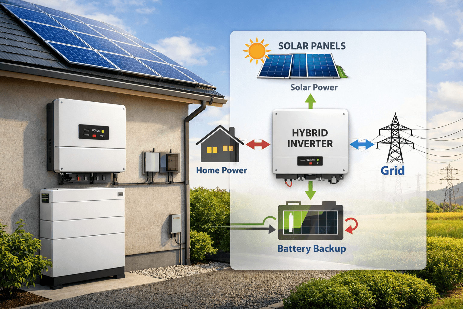 Solar Hybrid Inverters: The Smart Power Solution for Modern Homes — Suntrix Solar Blog